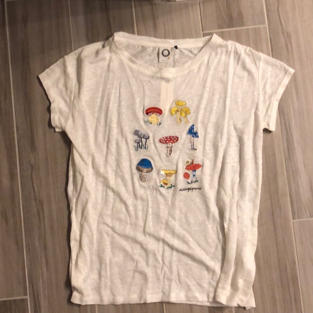 Anthropologie Mushroom Tee